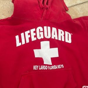 Size xs florida keys lifeguard hoodie , GUC smoke free dog friendly home.